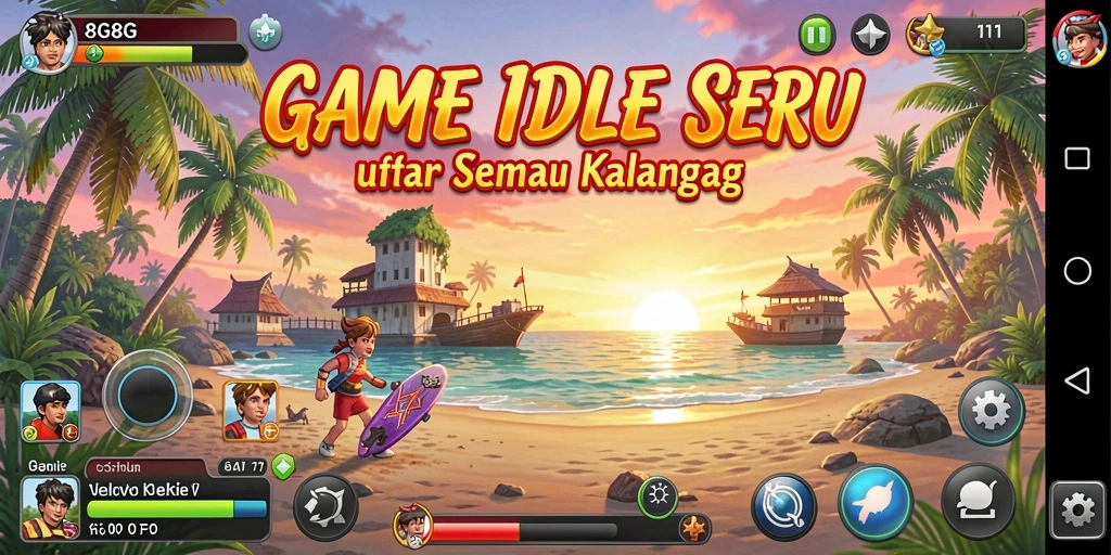 Tampilan gameplay <strong>8G8G</strong> yang menarik dan penuh warna.