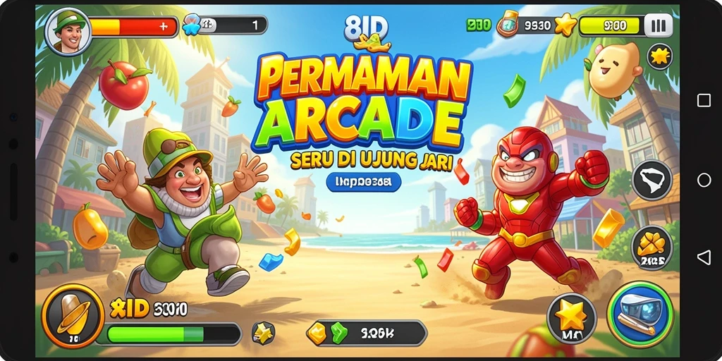 Tampilan gameplay menarik dari 8ID dengan berbagai tantangan.