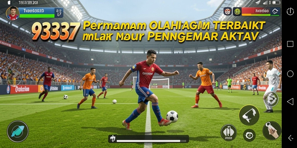 Tampilan permainan olahraga yang menakjubkan dan penuh aksi.