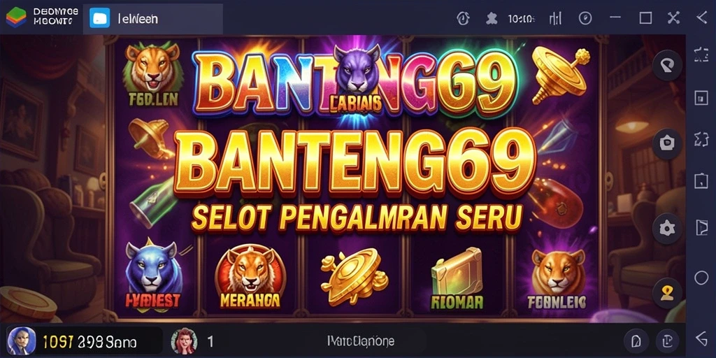 Tampilan gameplay BANTENG69 dengan berbagai mesin slot menarik.