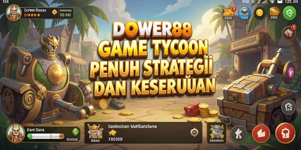 Tampilan screenshot DOWER88 menunjukkan gameplay Tycoon yang menarik dan interaktif.