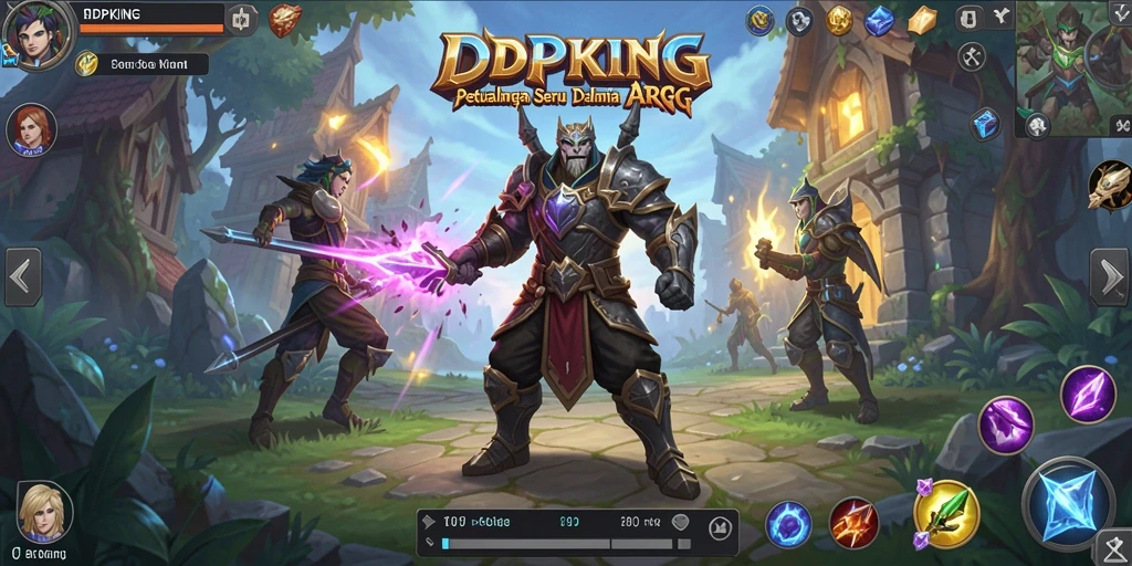 Tampilan gameplay ARPG yang seru dalam IDPKING.