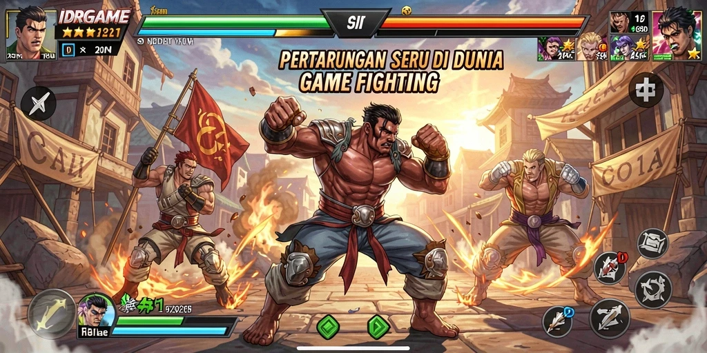 Gameplay seru dan pertarungan intens di IDRGAME.