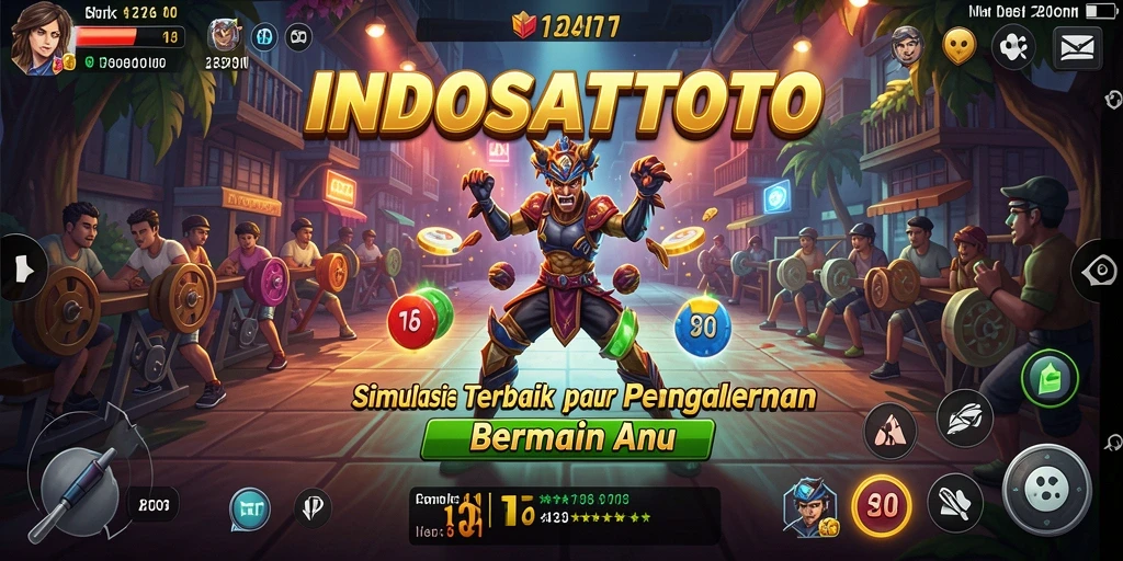 Screenshot gameplay INDOSATTOTO yang menarik dan interaktif.
