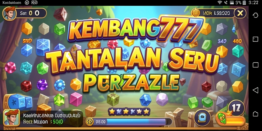 Tangkapan layar utama KEMBANG777 menampilkan gameplay menarik dari permainan Puzzle.
