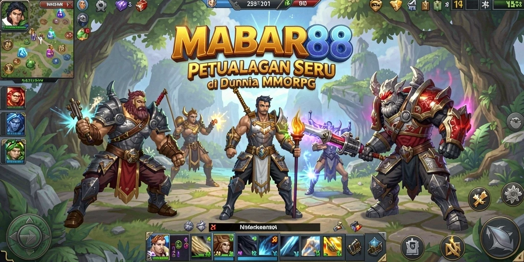 Tampilan gameplay yang epik dari MABAR88 dengan aksi seru.