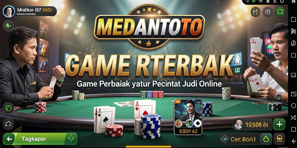 Screenshot gameplay Poker yang menarik di MEDANTOTO.