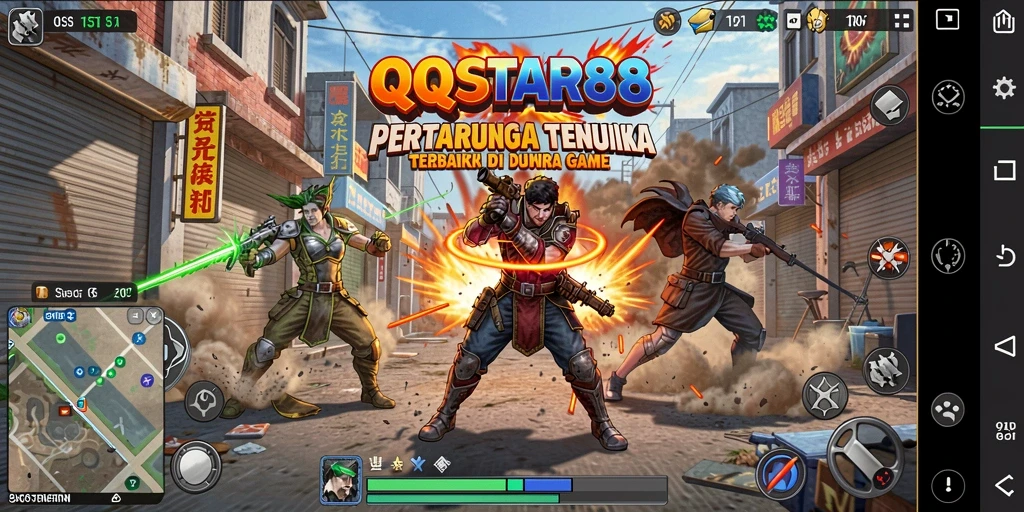 Gameplay menegangkan di QQSTAR88 dengan pertarungan dinamis.