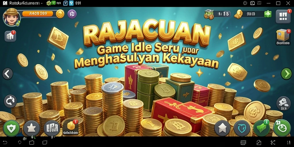 Tampilan gameplay menarik dalam RAJACUAN yang menyenangkan.