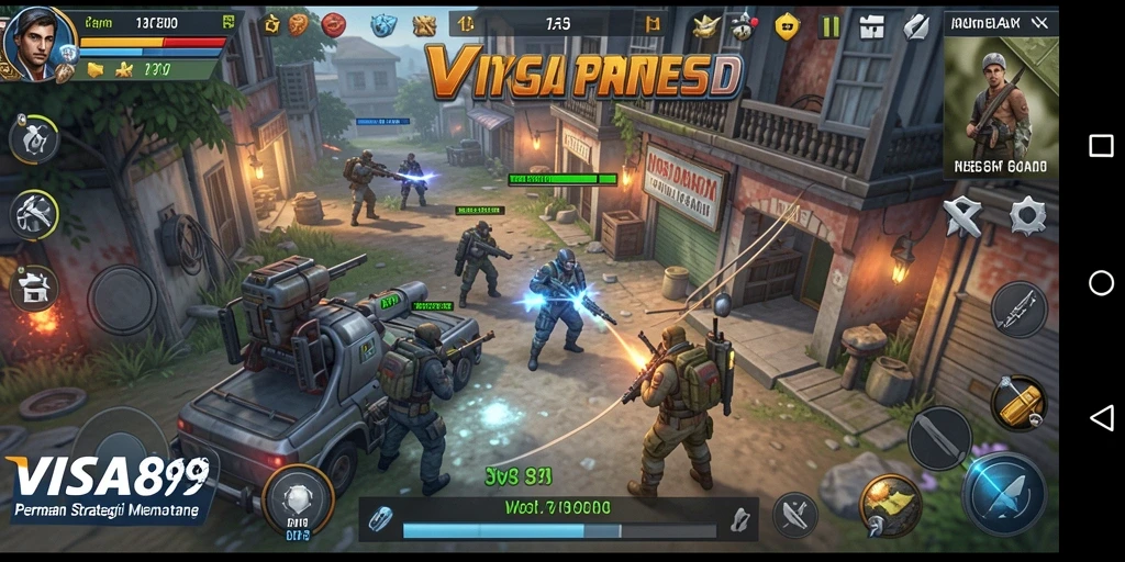 Tampilan gameplay <strong>VISA89</strong> yang menarik dan menantang dalam strategi.